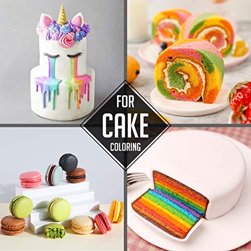 Food Coloring Set - 12 Vivid Colors Food Coloring Set For Baking