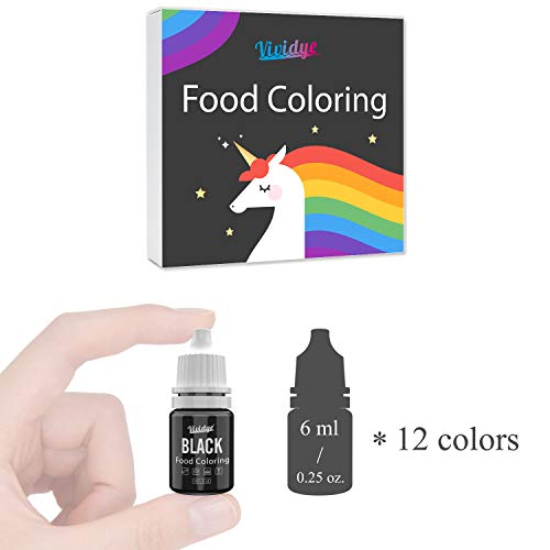 Food Coloring Set - 12 Vivid Colors Food Coloring Set For Baking