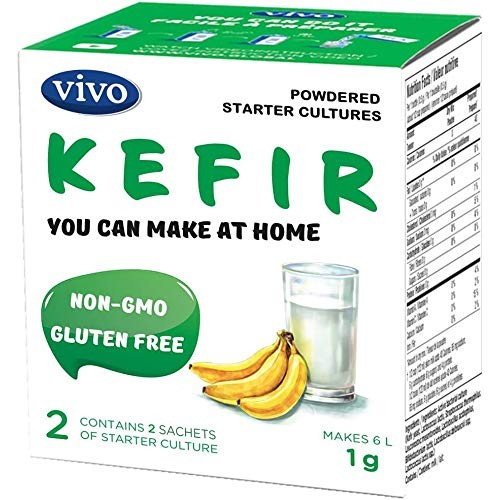 Vivo Kefir Starter 5 Boxes Makes Up To 30 Quarts Of Kefir