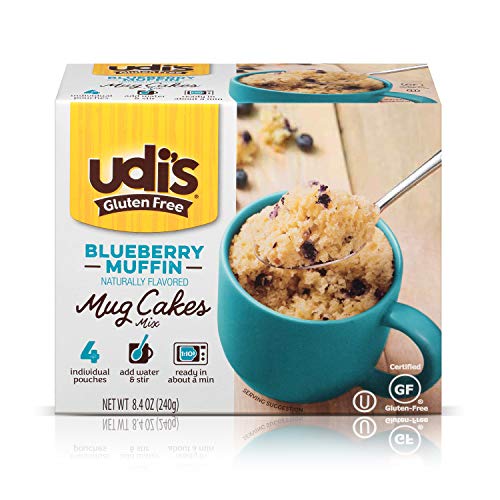 Udis Gluten Free Blueberry Muffin Mug Cake Mix, 8.4 oz. 4-Count
