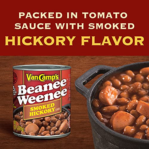 Van Camps Smoked Hickory Beanee Weenee, Hickory Beans &Amp; Hot Dog