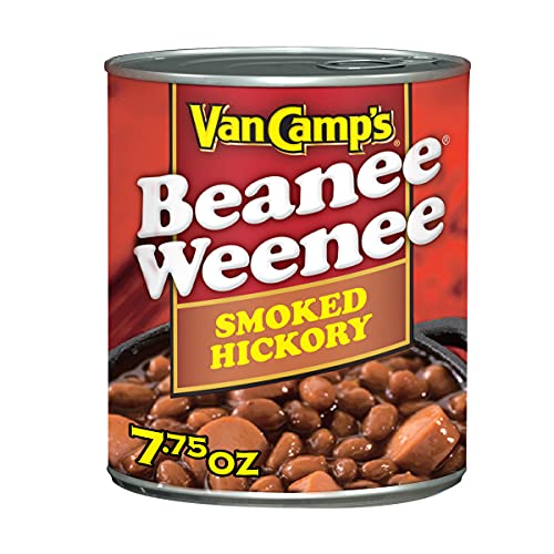 Van Camps Smoked Hickory Beanee Weenee, Hickory Beans &Amp; Hot Dog