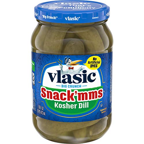 Vlasic Snackmms Pickles, Kosher Dill Minis, 16 Oz