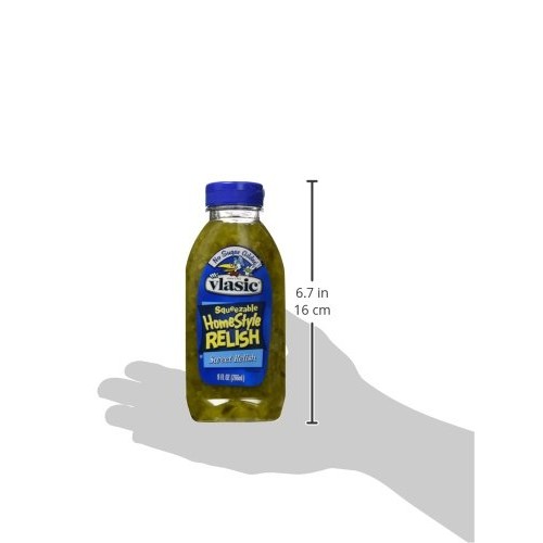 Vlasic Squeezeable Homestyle Pickle Relish, Sweet, No Sugar Adde