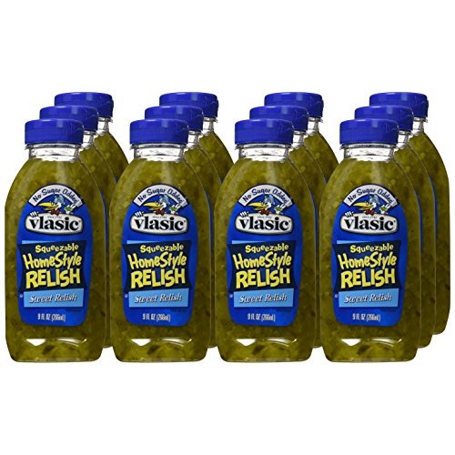 Vlasic Squeezeable Homestyle Pickle Relish, Sweet, No Sugar Adde