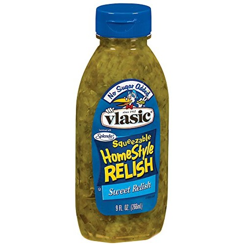Vlasic Squeezeable Homestyle Pickle Relish, Sweet, No Sugar Adde