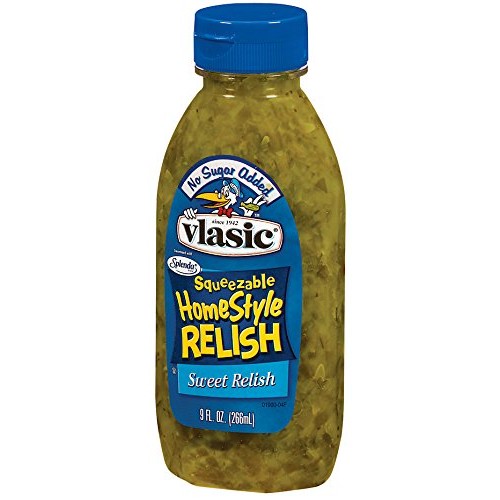 Vlasic Squeezeable Homestyle Pickle Relish, Sweet, No Sugar Adde
