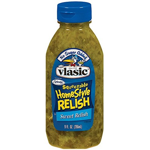 Vlasic Squeezeable Homestyle Pickle Relish, Sweet, No Sugar Adde