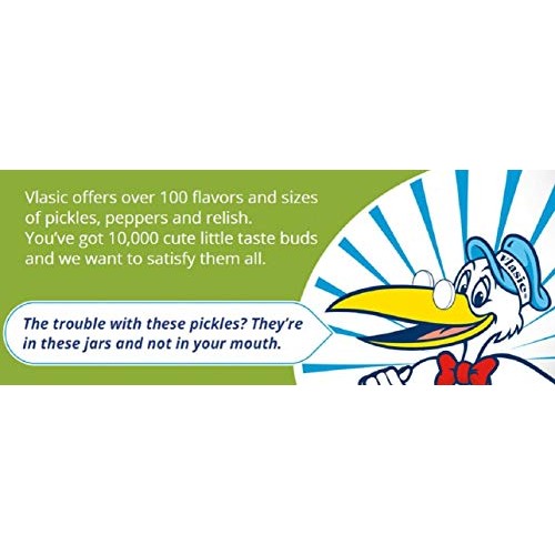 Vlasic Stackers Kosher Dill Pickles, Keto Friendly, 12 - 24 Fl O