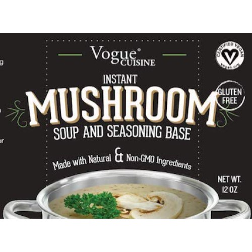 Vogue Cuisine Mushroom Soup &Amp; Seasoning Base - Low Sodium &Amp; Glut