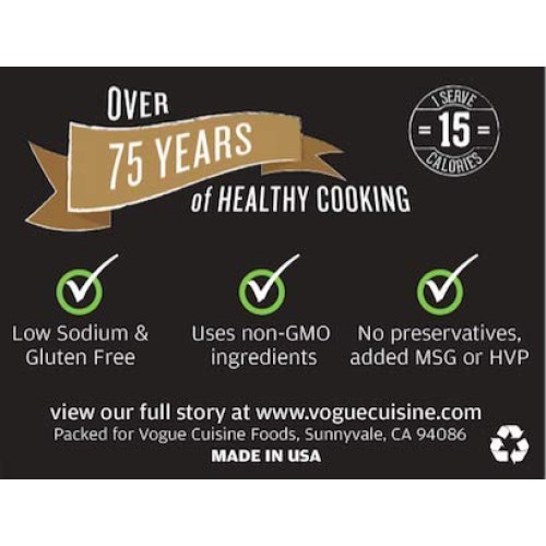 Vogue Cuisine Mushroom Soup &Amp; Seasoning Base - Low Sodium &Amp; Glut