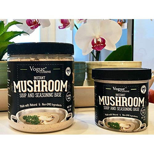 Vogue Cuisine Mushroom Soup &Amp; Seasoning Base - Low Sodium &Amp; Glut