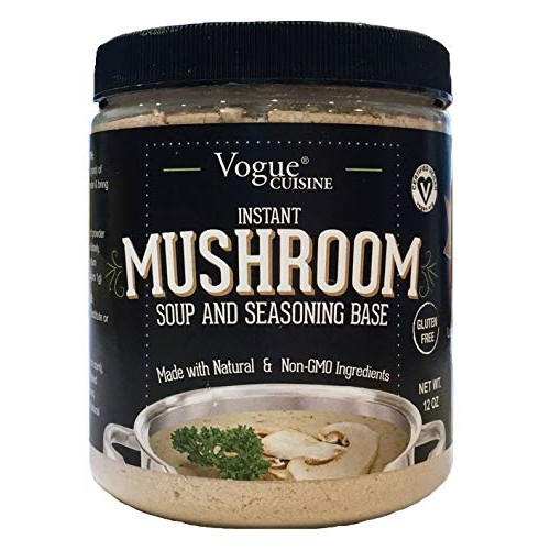 Vogue Cuisine Mushroom Soup &Amp; Seasoning Base - Low Sodium &Amp; Glut