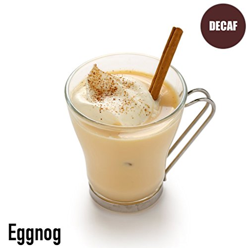 Eggnog Flavored Decaf Coffee, Ground, Fresh Roasted, 16-Ounce