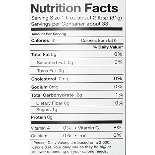 Volcano Juice Lemon Org, 1 Liter 33.8 Ounce Pack of 6