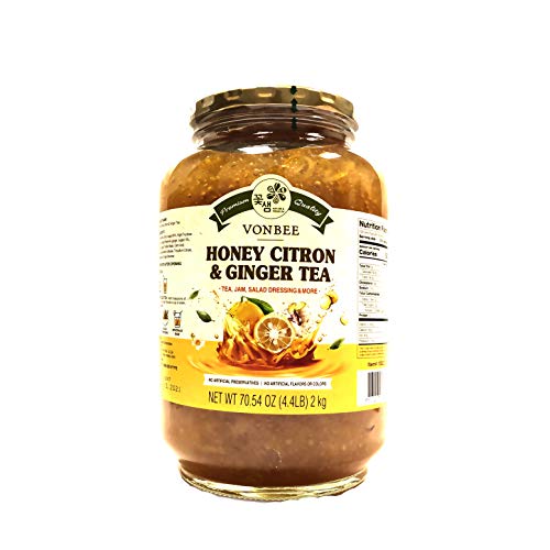 Family Size Honey Citron & Ginger Tea - 70.54 Oz, Glass Bottle
