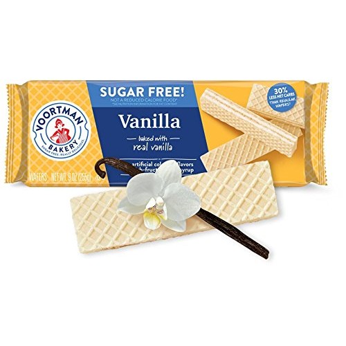 Voortman Bakery Sugar Free Vanilla Wafers, 9 Oz., Pack Of 4 – Wa