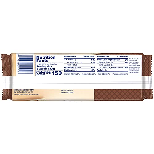 Voortman Bakery Chocolate Wafers, 30 Count