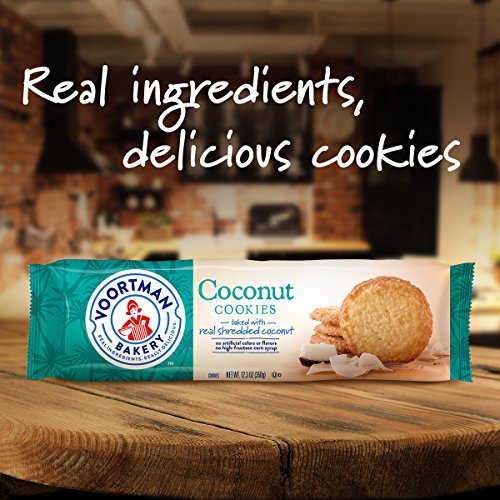 Voortman Bakery Coconut Cookies, 12.3 oz., Pack of 4 – Delicious...