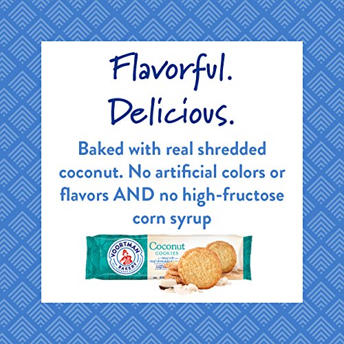 Voortman Bakery Coconut Cookies, 12.3 oz., Pack of 4 – Delicious...
