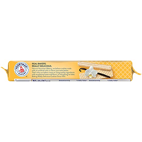 Voortman Bakery Vanilla Wafers, 10.6 Ounce Pack of 1
