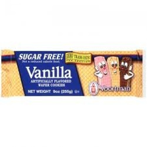 Voortman SUGAR FREE Vanilla Wafers 2 9 oz Packages