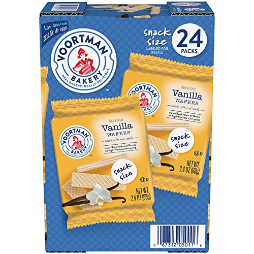 Voortman Vanilla Wafers Snack Size 57.6 oz, 24 pk.