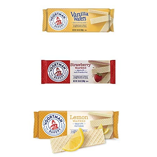Voortman Wafers Cookies | Vanilla Wafers 14.1 Oz | Lemon Wafers