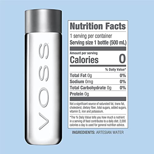 Voss Still Water – Premium Naturally Pure Water - Pet Plastic Wa