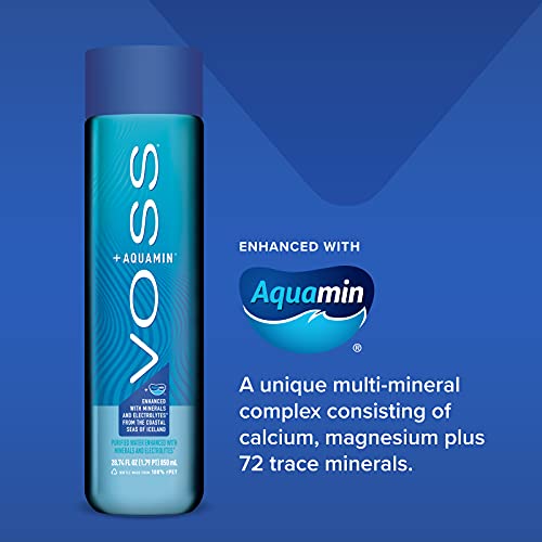 Voss Artesian Plus Still Water With Aquamin, 850Ml Plastic Bottl