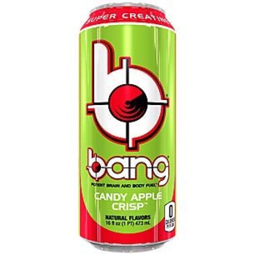 Bang Energy Drink With Coq10 Creatine Candy Apple Crisp 12 Drinks