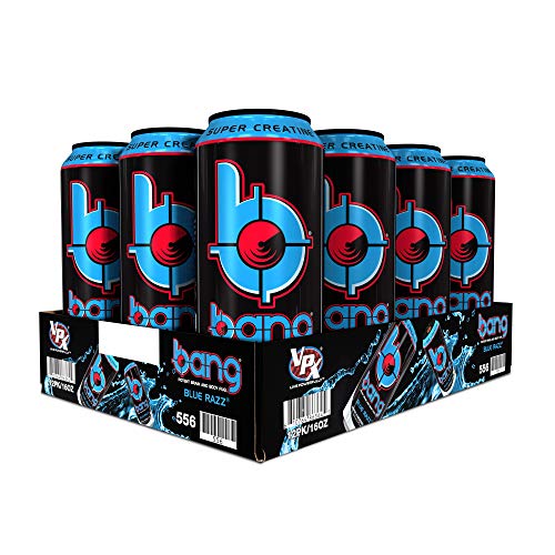 Vpx Bang, Blue Razz, 16 Fl Oz 12 Count