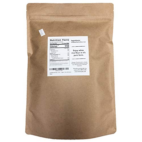 Vor White Rice Flour 2 Pounds | Gluten Free | Unbleached | Veg