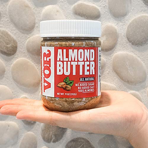 Vör Pure Almond Butter 11Oz | Only One Ingredient | No Sugar,