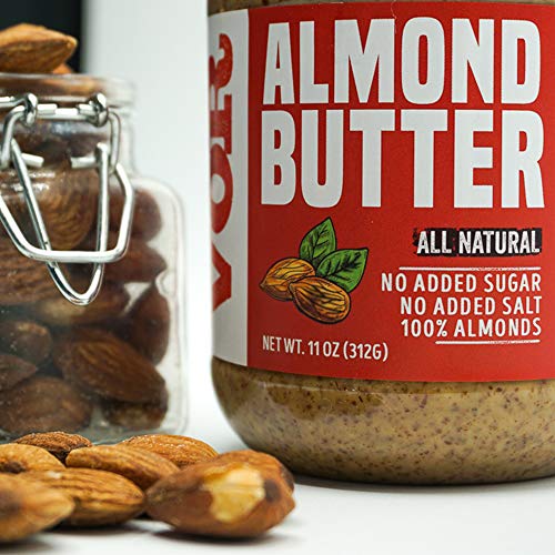 Vör Pure Almond Butter 11Oz | Only One Ingredient | No Sugar,