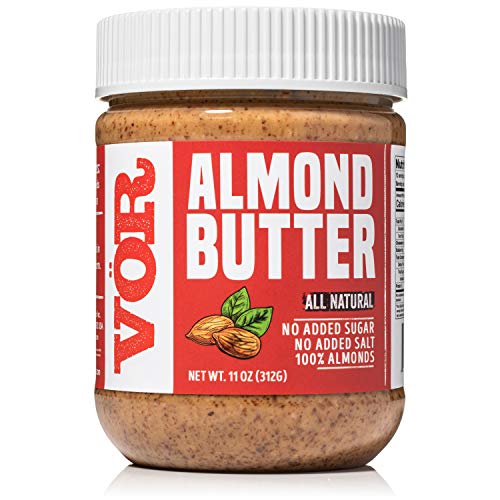 Vör Pure Almond Butter 11Oz | Only One Ingredient | No Sugar,