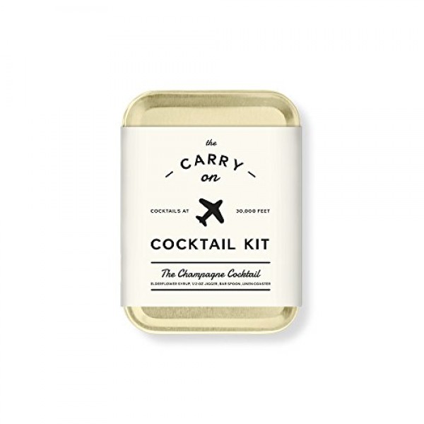 W&P Carry On Cocktail Kit, Champagne Cocktail | Travel Kit for D...