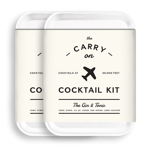 W&Amp;P Carry On Cocktail Kit, Gin &Amp; Tonic | Set Of 2 | Travel Kit F