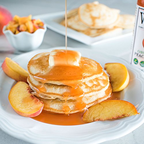 Wäbry Organic Syrup 13.8 Oz No Sugar Added Strawberry, Blueberry