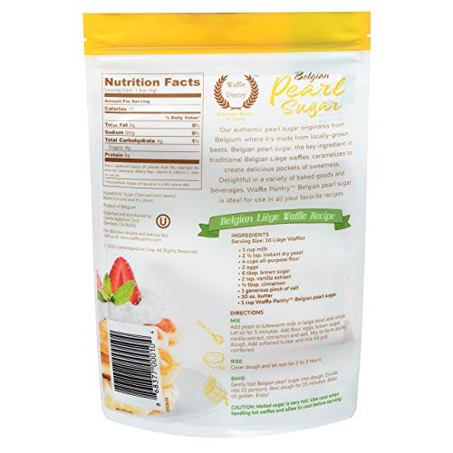 Waffle Pantry Belgian Pearl Sugar, 16 Oz