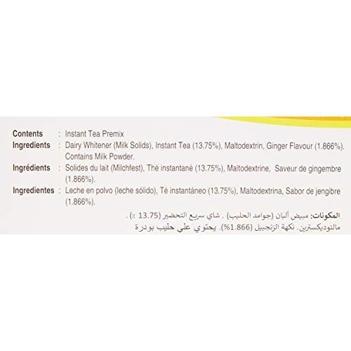 Wagh Bakri Instant Ginger Chai Tea Unsweetened - 10 Sachets