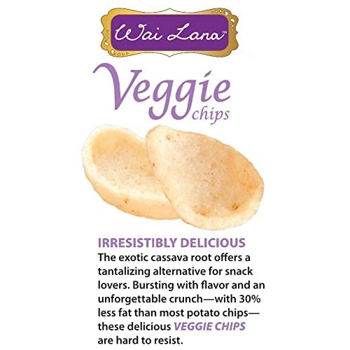 Wai Lana Veggie Chips - Gluten Free, Non-GMO, Vegan, Zero Trans ...