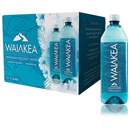 Waiakea Hawaiian Volcanic Water, Naturally Alkaline, 100% Recycl