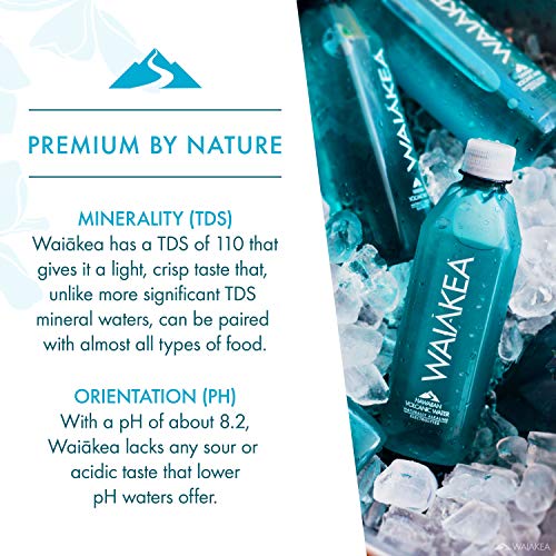 Waiakea Naturally Alkaline Hawaiian Volcanic Water, Natural Elec Waiakea Naturally Alkaline Hawaiian Volcanic Water, Natural Elec