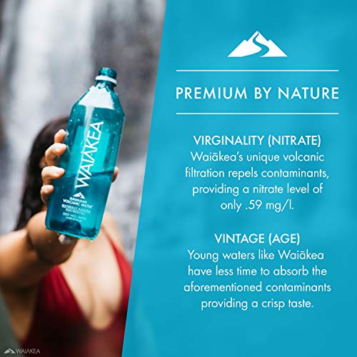 Waiakea Naturally Alkaline Hawaiian Volcanic Water, Natural Elec Waiakea Naturally Alkaline Hawaiian Volcanic Water, Natural Elec