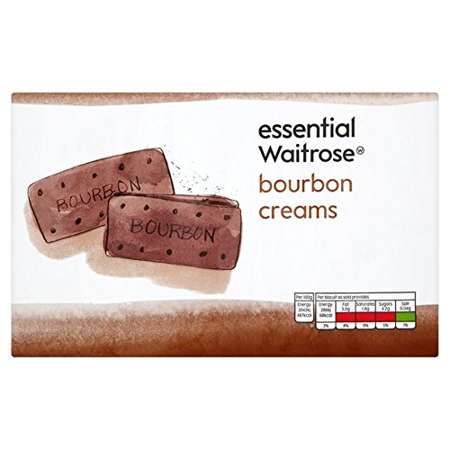 Essential Waitrose Bourbon Creams Biscuits 400g