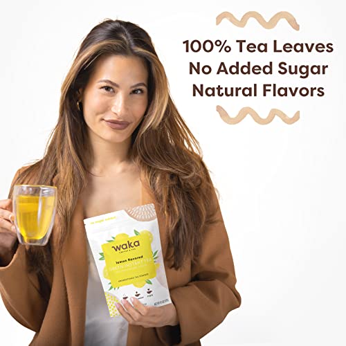 Waka — Lemon Flavored Green Instant Tea Powder — No Sugar Added ...