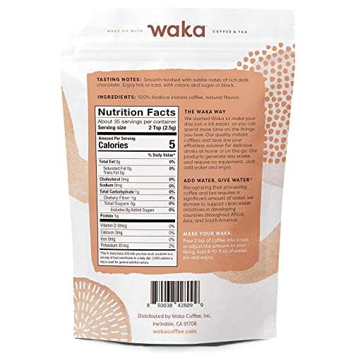Waka Quality Instant Coffee — Dark Chocolate Mocha Flavored — 10