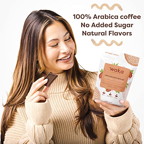 Waka Quality Instant Coffee — Dark Chocolate Mocha Flavored — 10