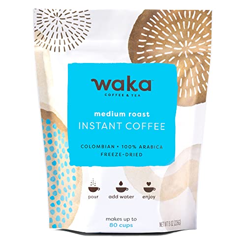 Waka Quality Instant Coffee — Medium Roast — Colombian 100% Arab